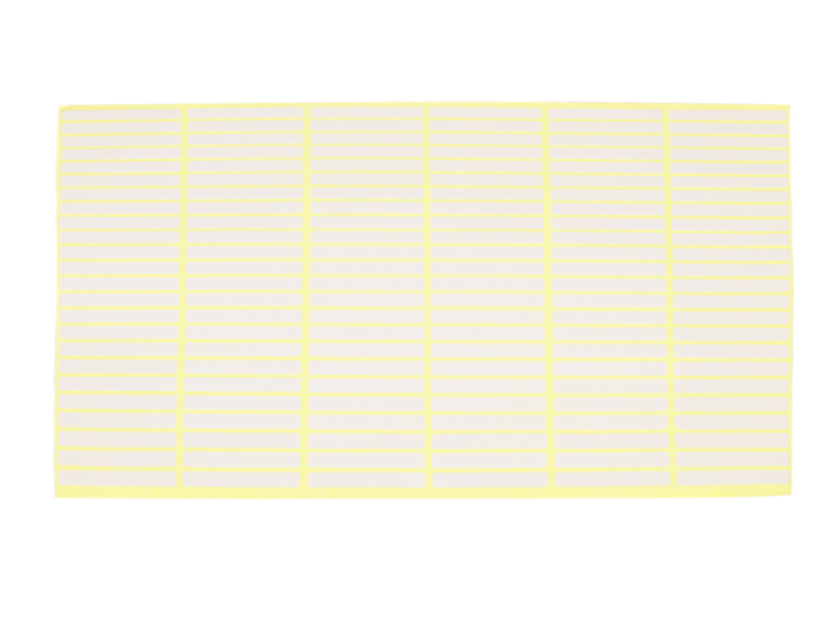 JIN Labels 224 白色標籤貼紙, 5 x 34mm, 15張/包