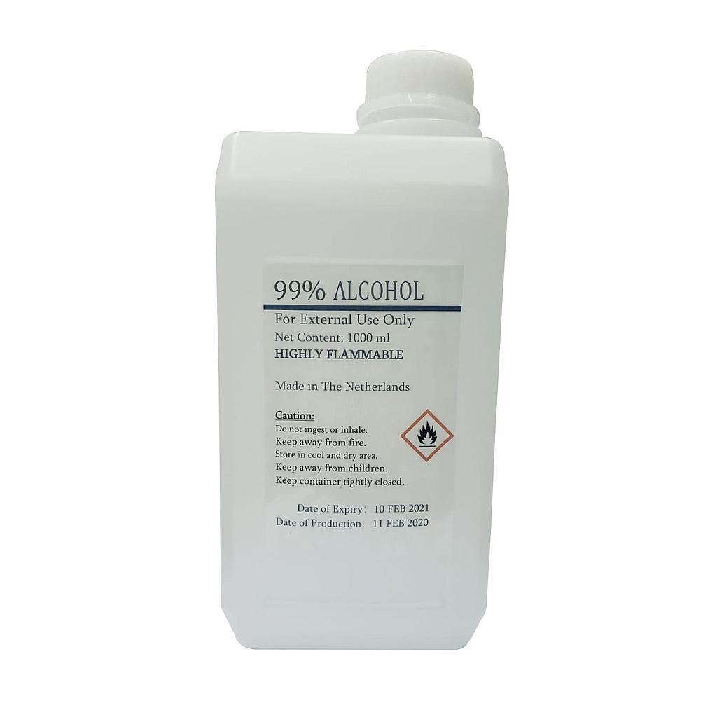 OfficeOx 消毒酒精 火酒, 99%, 1000ml