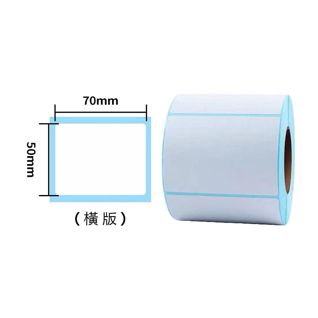 OfficeOx 60043 三防熱敏標籤貼紙/條碼紙, 貼紙尺寸 70 x 50mm 熱感機用, 1箱裝(100卷，每卷500貼)