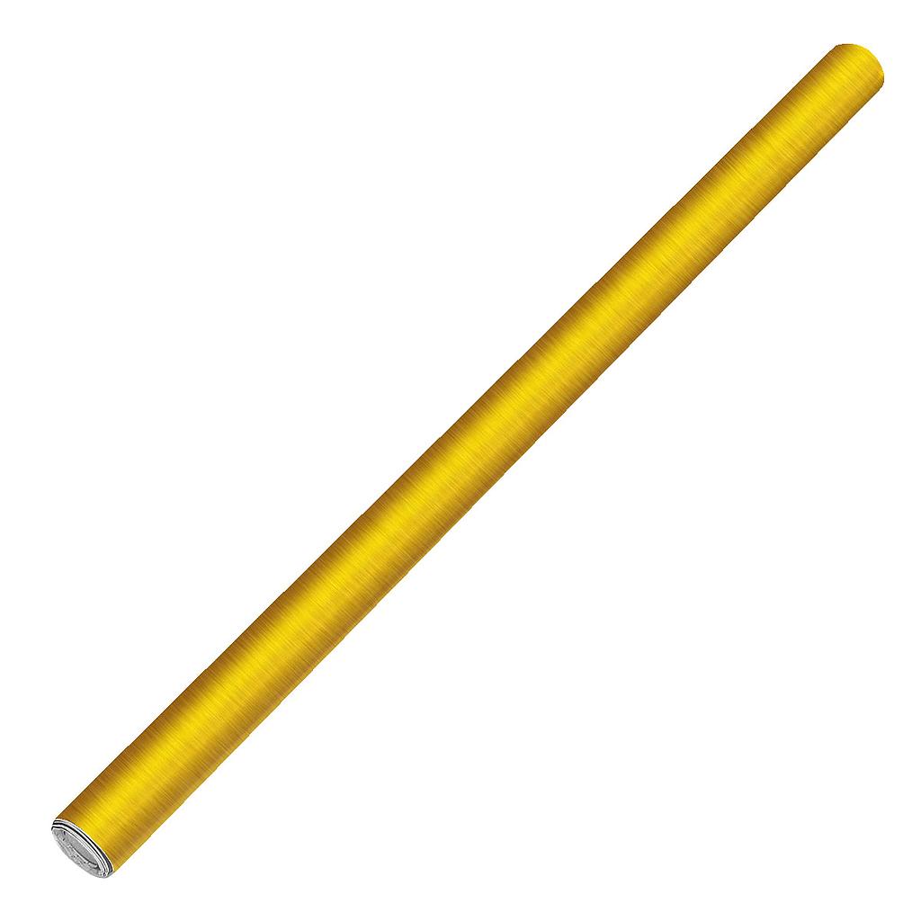 OfficeOx 50046 多用途即時貼紙 膠質卷裝, 60cm x 8m, 拉絲金色