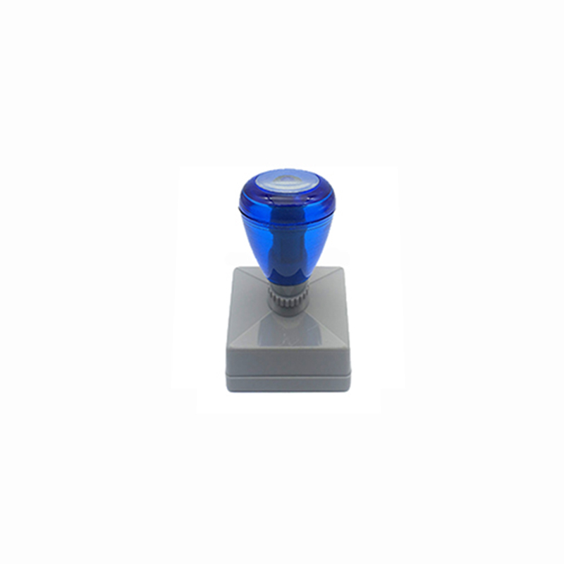 OfficeOx 20093 訂造原子印章 高清光敏印, 正方形, 印面尺寸 20mm x 20mm