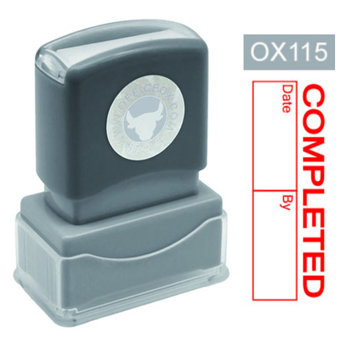 OfficeOx OX115 原子印章 - COMPLETED Date BY