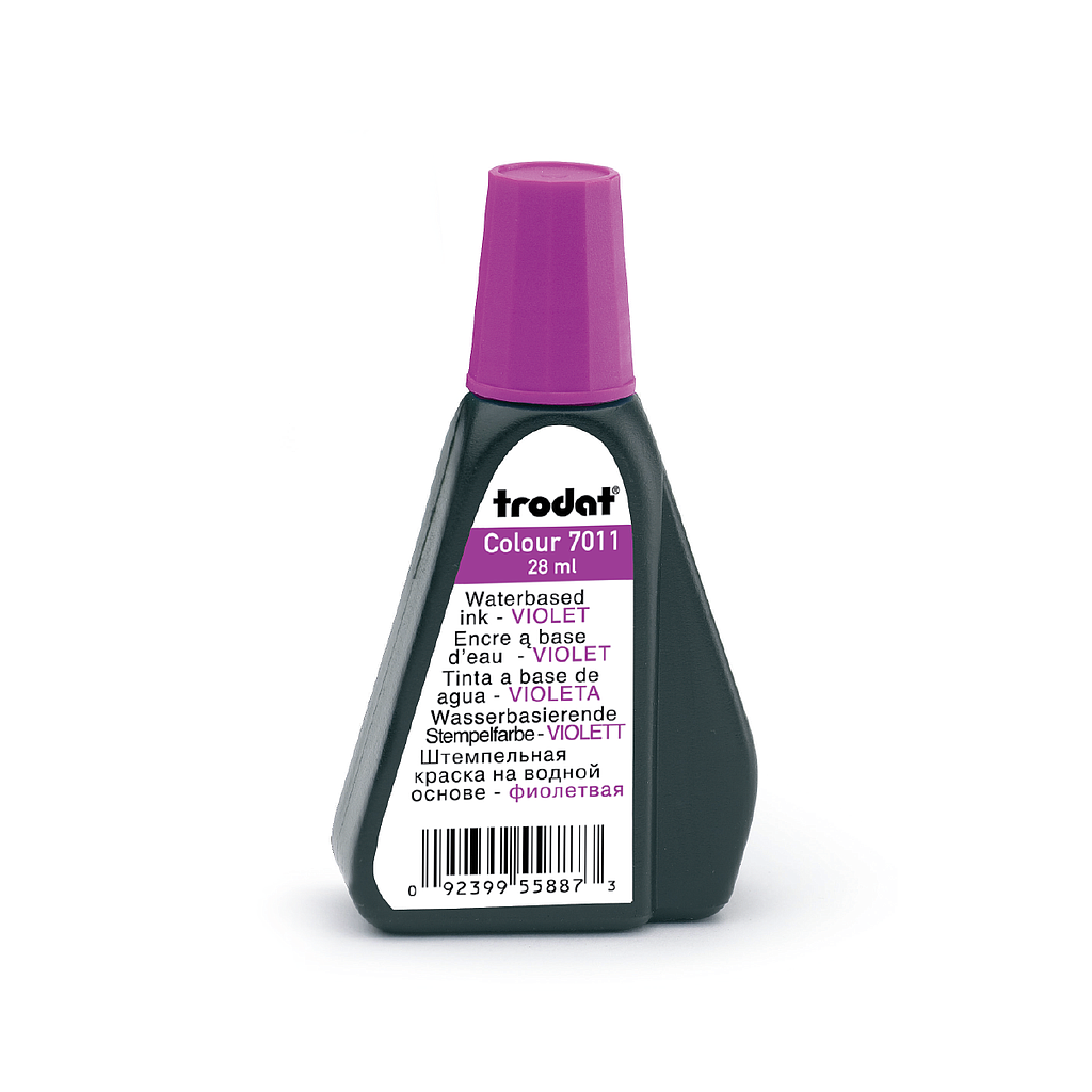 Trodat 7011 印章墨水, 紫色, 28ml
