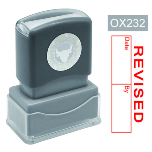 OfficeOx OX232 原子印章 - REVISED Date By