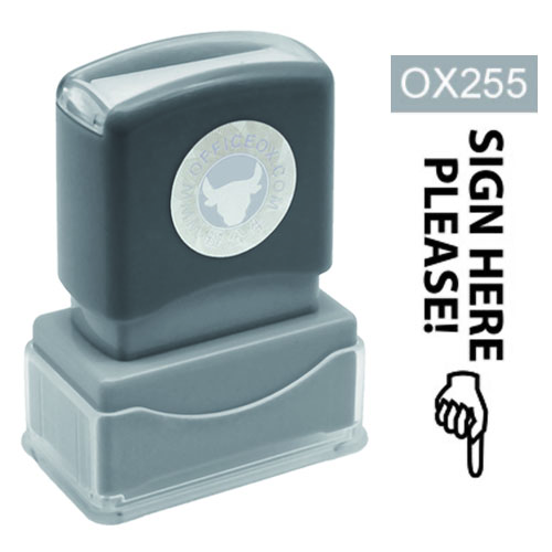 OfficeOx OX255 原子印章 - SIGN HERE PLEASE!